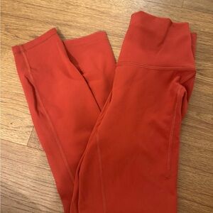 lululemon athletica Orange Leggings